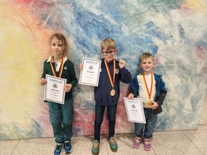 Teilnehmer U8: Erik Worgull, Hannes Gaupp  und Lias Horn