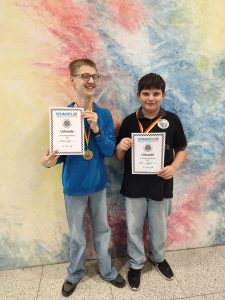 Teilnehmer U18: Noah Hartl und Nils Burger