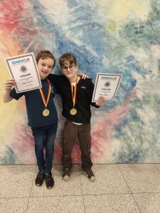 Teilnehmer U12 und U14: Leopold Wünsch und Gabriel Cicchetti